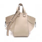 LOEWE Small Hammock Handbag, Leather, Beige, Women's, 2-Way
