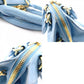 Miu Miu Madras Handbag, Leather, Blue, 2-Way Shoulder Bag, Gold Hardware