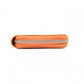 PRADA Saffiano Long Wallet, Leather, Orange, Wallet, Logo, Silver Hardware