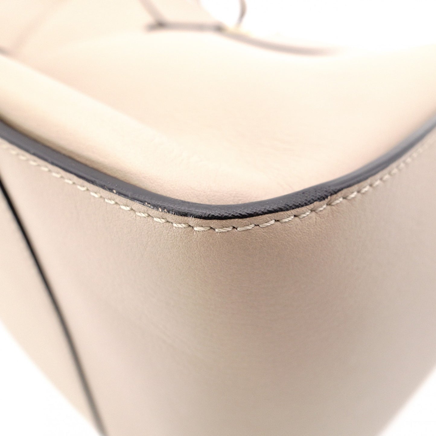 LOEWE Small Hammock Handbag, Leather, Beige, Women's, 2-Way