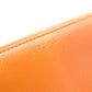 PRADA Saffiano Long Wallet, Leather, Orange, Wallet, Logo, Silver Hardware