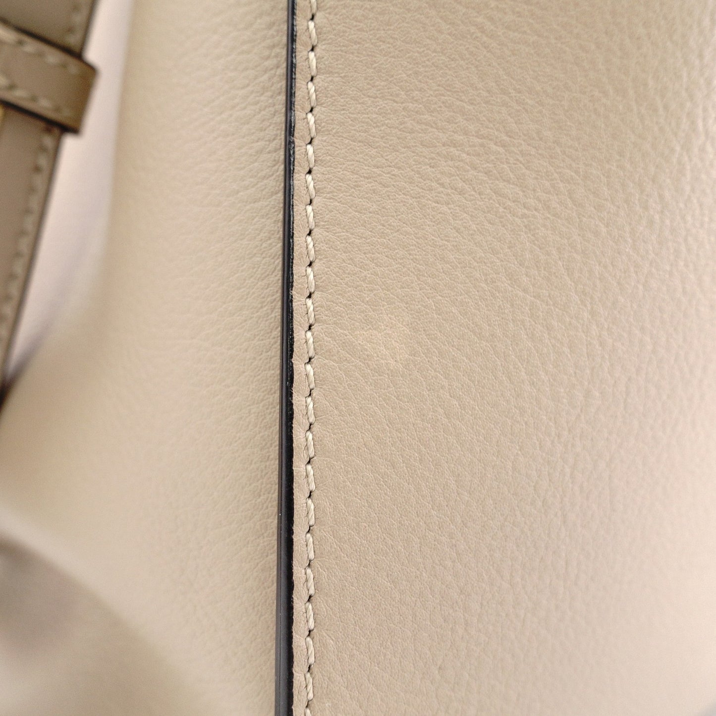 LOEWE Small Hammock Handbag, Leather, Beige, Women's, 2-Way