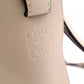 LOEWE Small Hammock Handbag, Leather, Beige, Women's, 2-Way