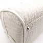 Christian Dior Gambler Dice Trotter Handbag, Canvas/Leather, White/Silver, Women's