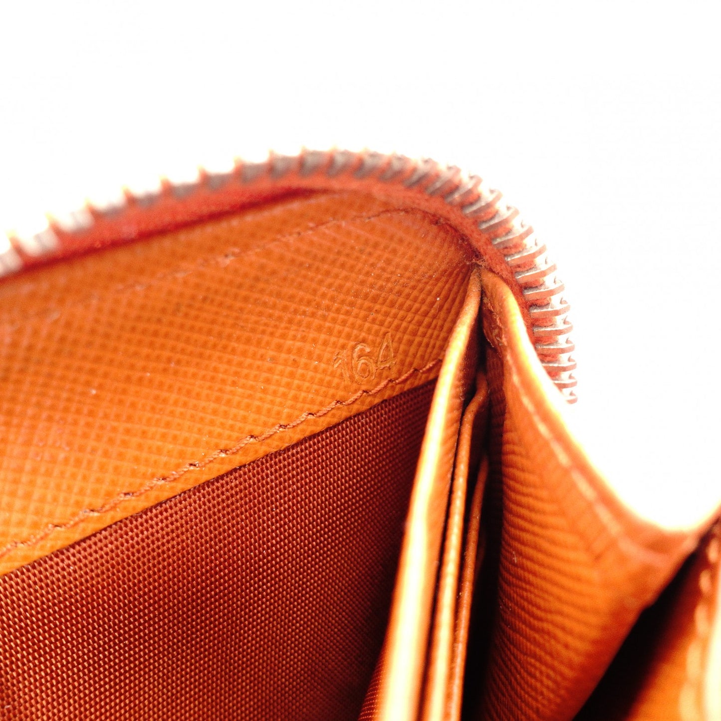 PRADA Saffiano Long Wallet, Leather, Orange, Wallet, Logo, Silver Hardware