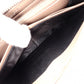 YVES SAINT LAURENT V-Stitch Cassandra Long Wallet, Leather, Beige, Silver Hardware