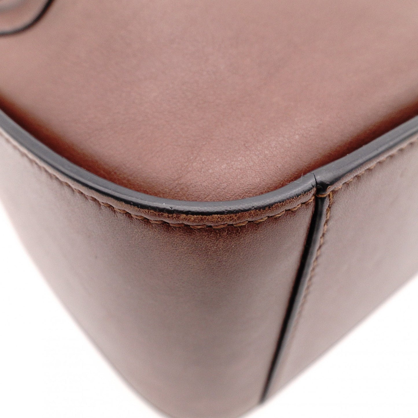 LOEWE Hammock Mini Hand Bag, Leather, Dark Brown, 2-Way Crossbody, Women's