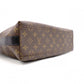 LOUIS VUITTON Kitán Monogram Makassar Handbag, PVC/Leather, Brown, Men's