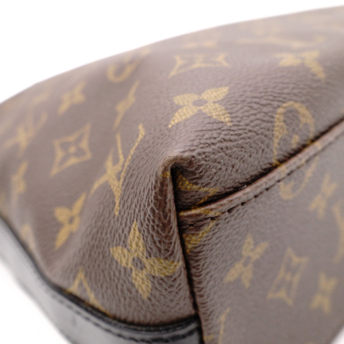 LOUIS VUITTON Kitán Monogram Makassar Handbag, PVC/Leather, Brown, Men's