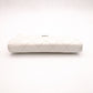 CHANEL Matelassé Long Wallet, Leather, White Caviar Skin, Flap Wallet, Silver Hardware