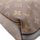LOUIS VUITTON Kitán Monogram Makassar Handbag, PVC/Leather, Brown, Men's