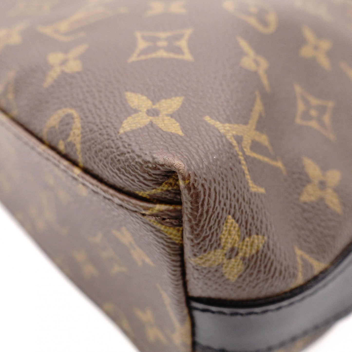 LOUIS VUITTON Kitán Monogram Makassar Handbag, PVC/Leather, Brown, Men's