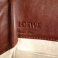 LOEWE Hammock Mini Hand Bag, Leather, Dark Brown, 2-Way Crossbody, Women's