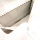 CHANEL Matelassé Long Wallet, Leather, White Caviar Skin, Flap Wallet, Silver Hardware