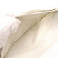 CHANEL Matelassé Long Wallet, Leather, White Caviar Skin, Flap Wallet, Silver Hardware