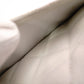 CHANEL Matelassé Long Wallet, Leather, White Caviar Skin, Flap Wallet, Silver Hardware