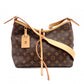 LOUIS VUITTON Carryall NM PM Monogram Canvas Shoulder Bag, PVC/Leather, Brown, Women's