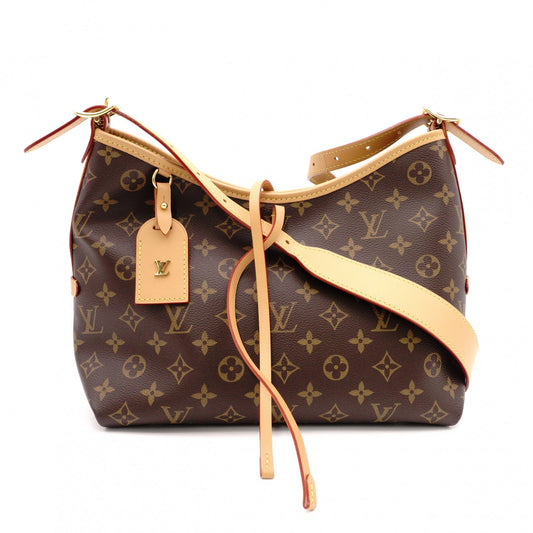 LOUIS VUITTON Carryall NM PM Monogram Canvas Shoulder Bag, PVC/Leather, Brown, Women's
