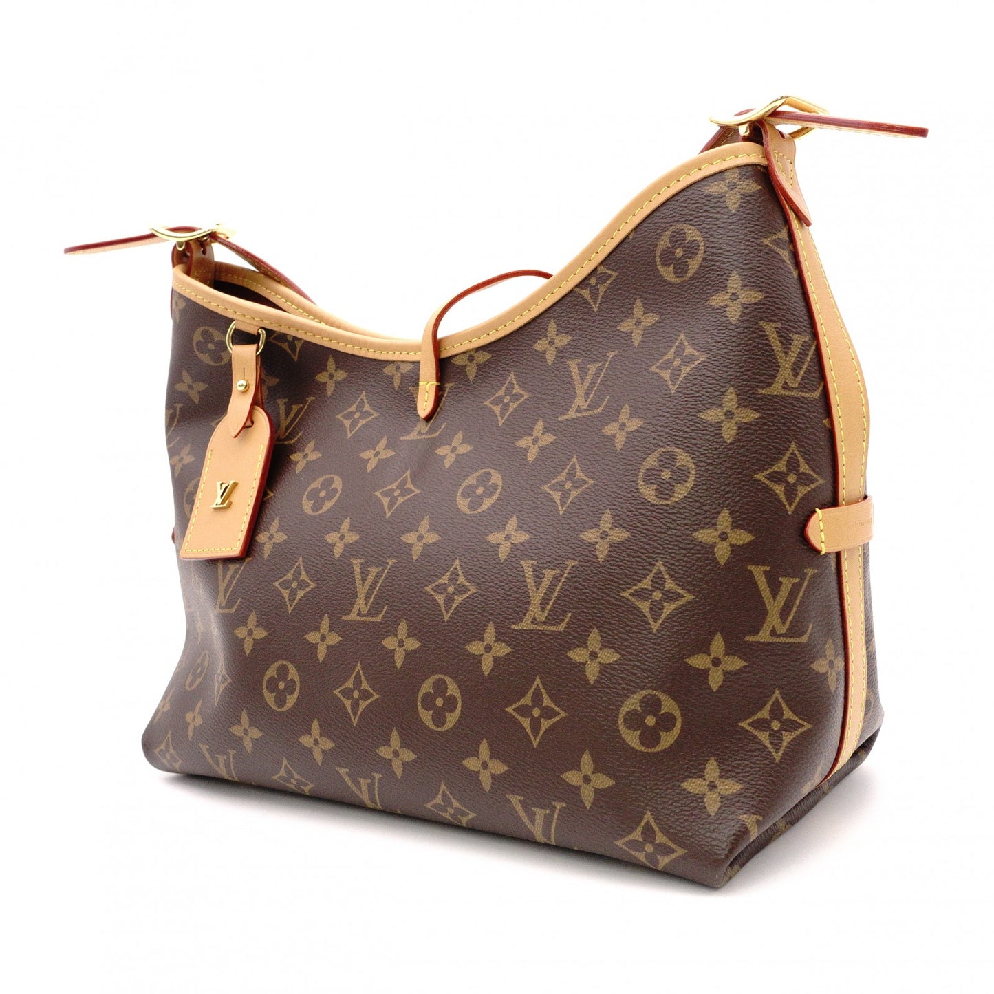 LOUIS VUITTON Carryall NM PM Monogram Canvas Shoulder Bag, PVC/Leather, Brown, Women's