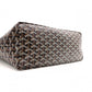 GOYARD Saint Louis PM Tote Bag, PVC and Leather, Black, Shoulder Bag, A4 Size