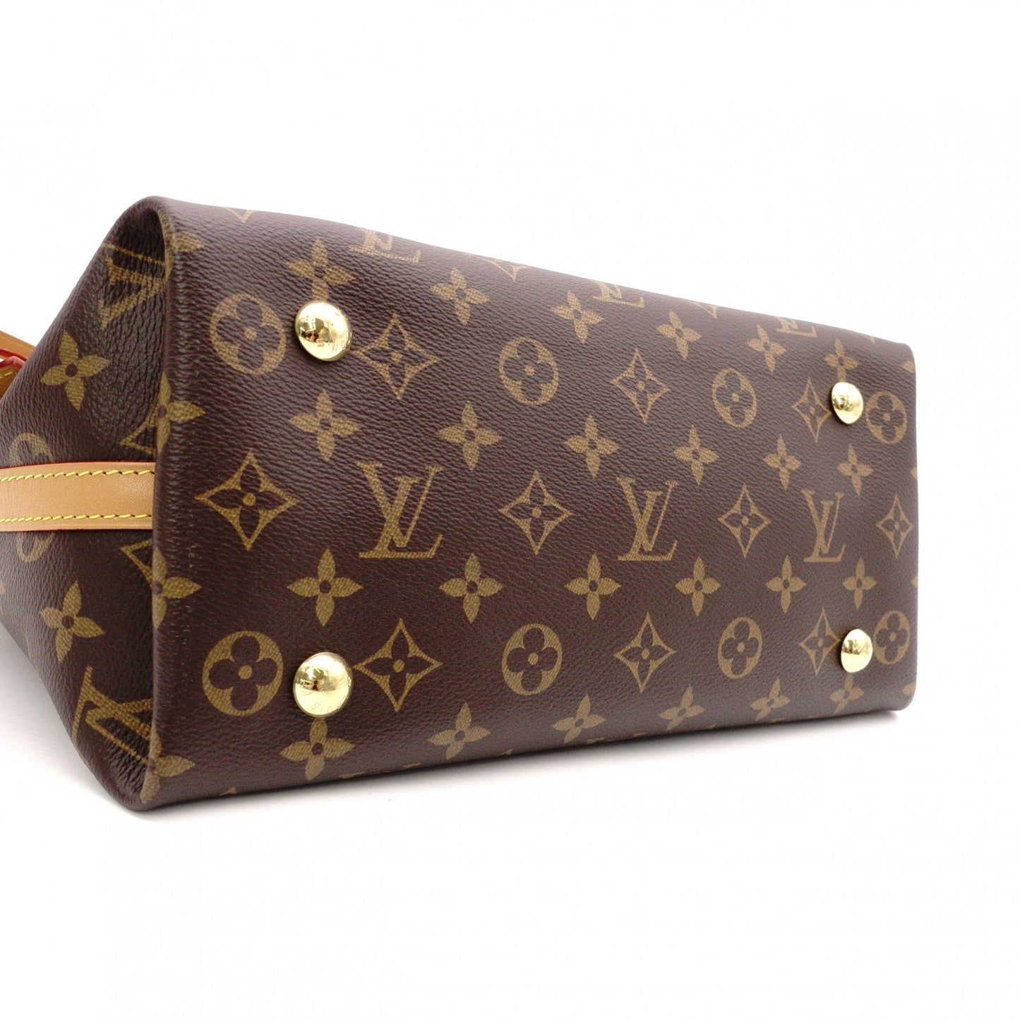 LOUIS VUITTON Carryall NM PM Monogram Canvas Shoulder Bag, PVC/Leather, Brown, Women's