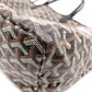 GOYARD Saint Louis PM Tote Bag, PVC and Leather, Black, Shoulder Bag, A4 Size
