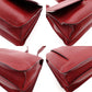 Burberry Alice Shoulder Bag Leather Red Silver Hardware Red Crossbody TB Logo R801087