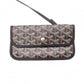 GOYARD Saint Louis PM Tote Bag, PVC and Leather, Black, Shoulder Bag, A4 Size