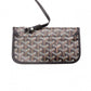 GOYARD Saint Louis PM Tote Bag, PVC and Leather, Black, Shoulder Bag, A4 Size