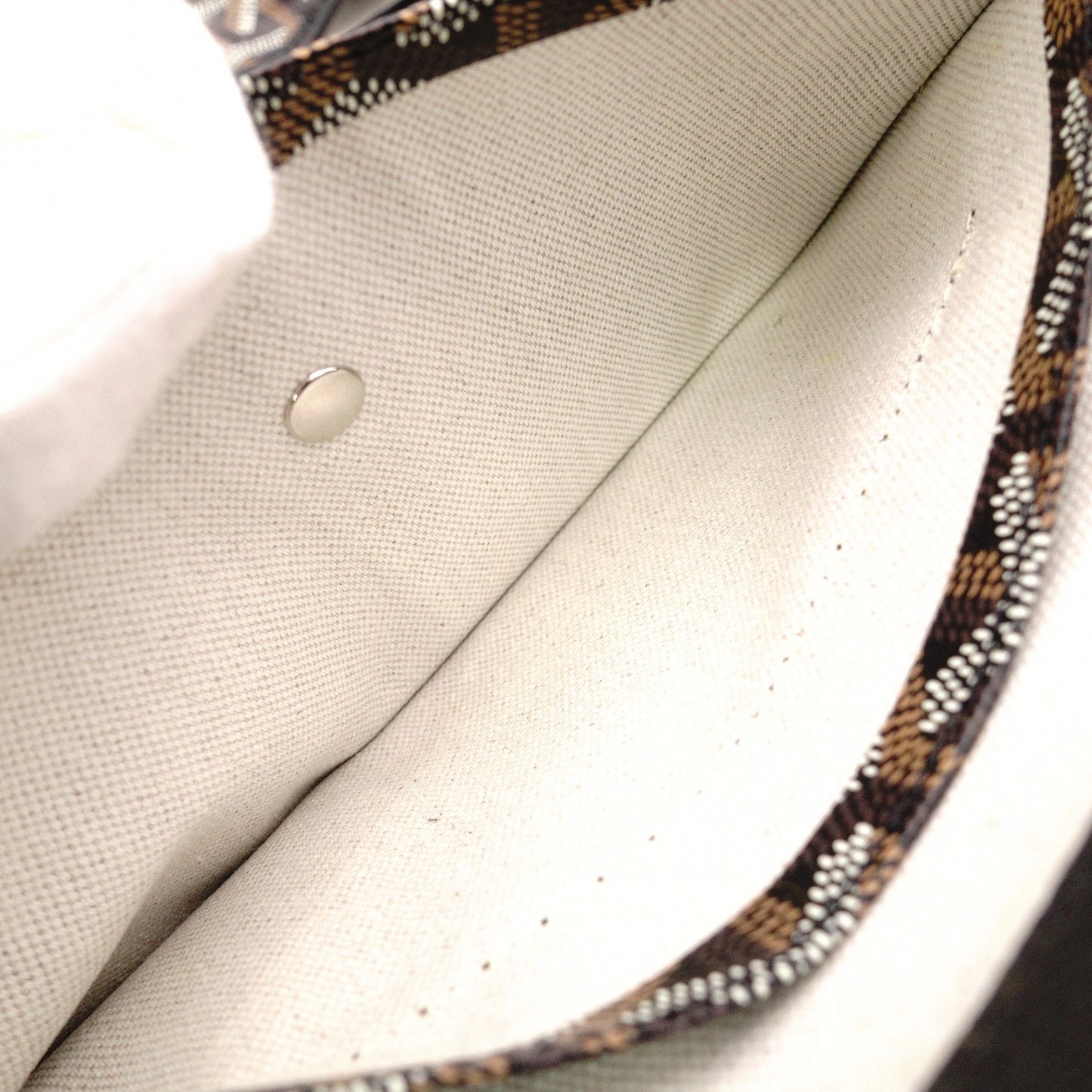 GOYARD Saint Louis PM Tote Bag, PVC and Leather, Black, Shoulder Bag, A4 Size