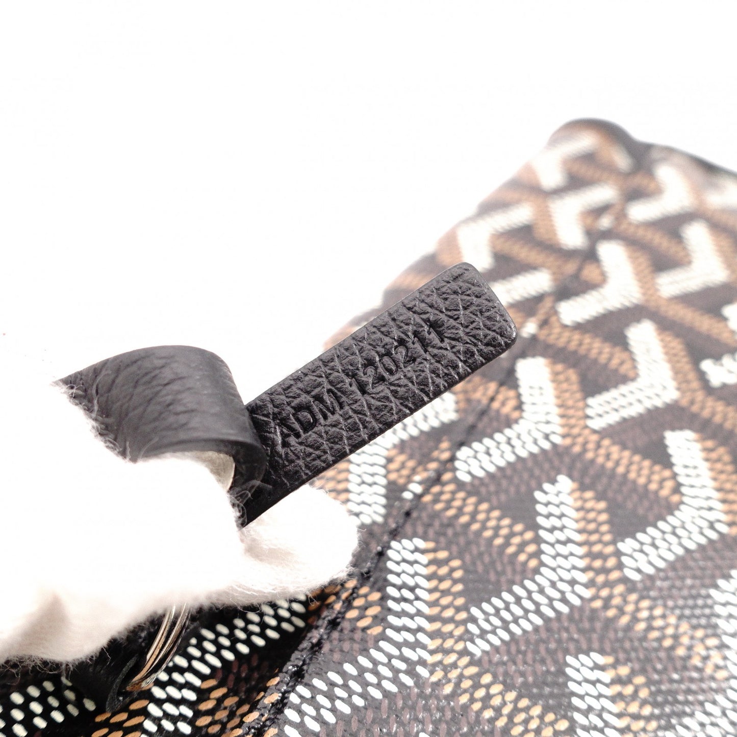 GOYARD Saint Louis PM Tote Bag, PVC and Leather, Black, Shoulder Bag, A4 Size