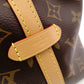 LOUIS VUITTON Carryall NM PM Monogram Canvas Shoulder Bag, PVC/Leather, Brown, Women's