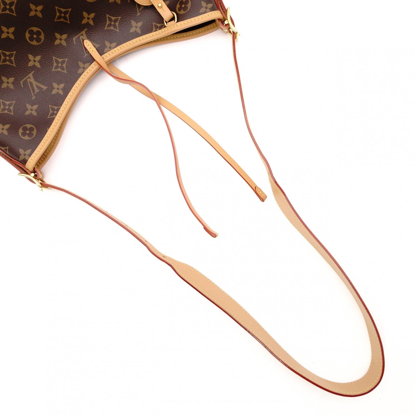 LOUIS VUITTON Carryall NM PM Monogram Canvas Shoulder Bag, PVC/Leather, Brown, Women's