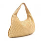 Bottega Veneta Intrecciato Shoulder Bag, Leather, Beige, Hobo