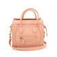 CELINE Luggage Nano Shopper Handbag, Leather, Coral Orange, 2-Way Crossbody