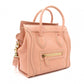 CELINE Luggage Nano Shopper Handbag, Leather, Coral Orange, 2-Way Crossbody