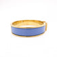 HERMES Click H Bracelet, Metal, Gold and Blue, Size ST