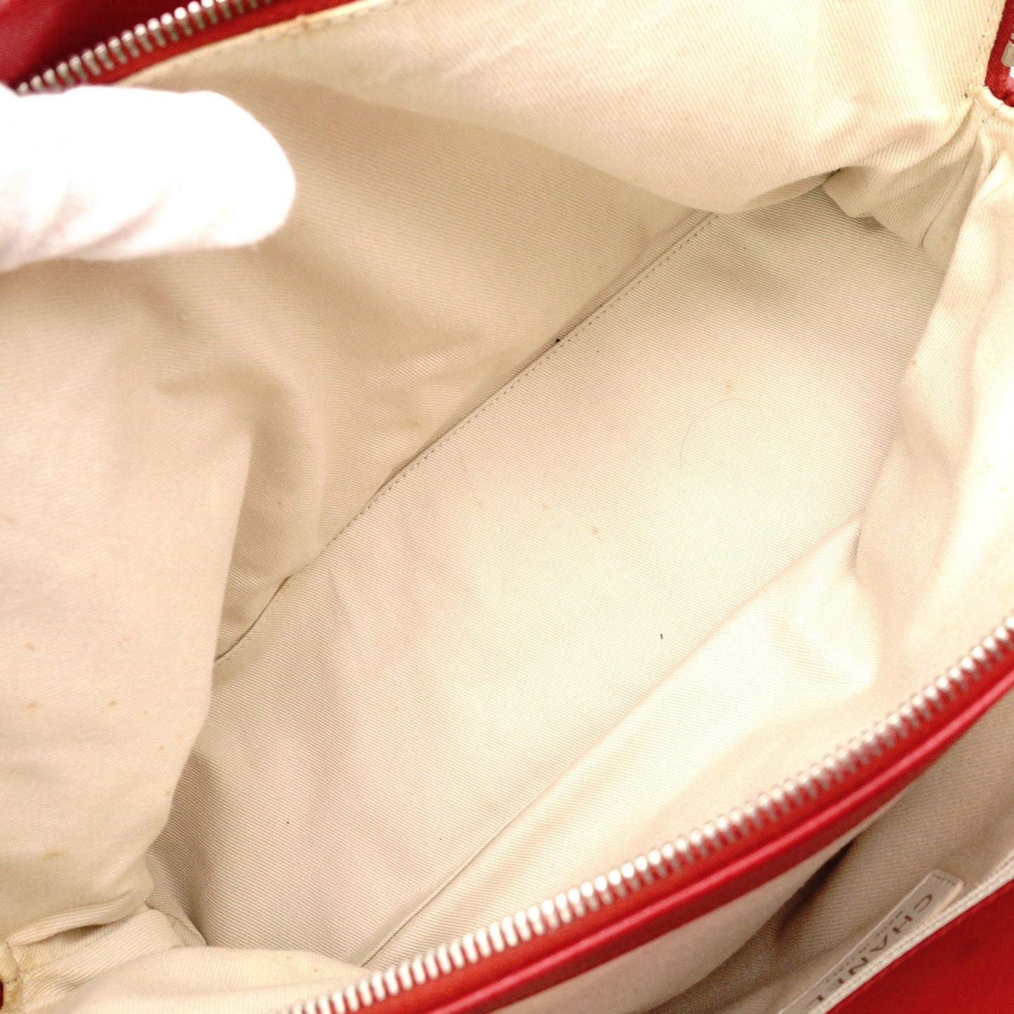 CHANEL Matelassé Shoulder Bag, Leather, Red Caviar Skin, Silver Hardware