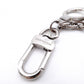 LOUIS VUITTON Charm, Metal, Silver, LV Logo