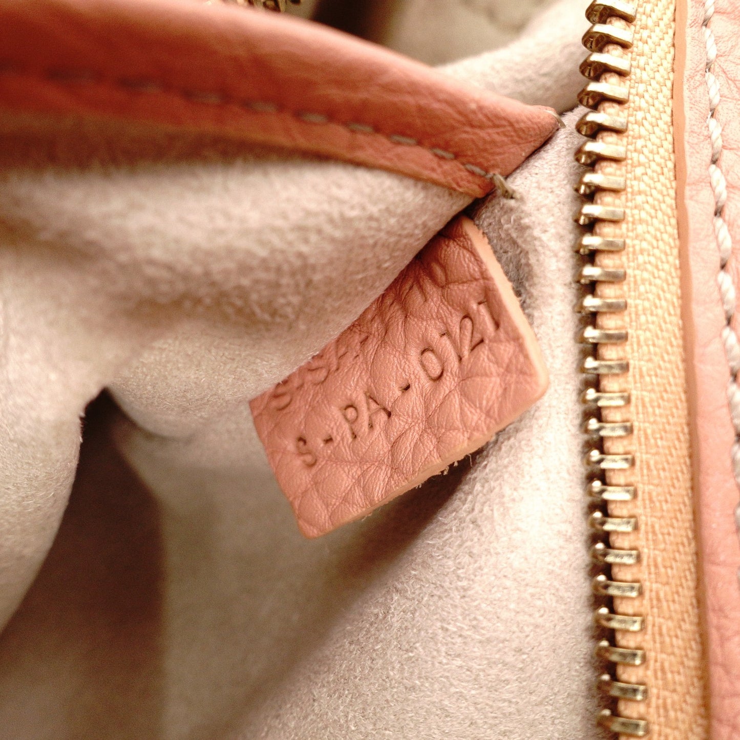 CELINE Luggage Nano Shopper Handbag, Leather, Coral Orange, 2-Way Crossbody