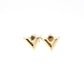 LOUIS VUITTON Essential V Earrings, Metal, Gold