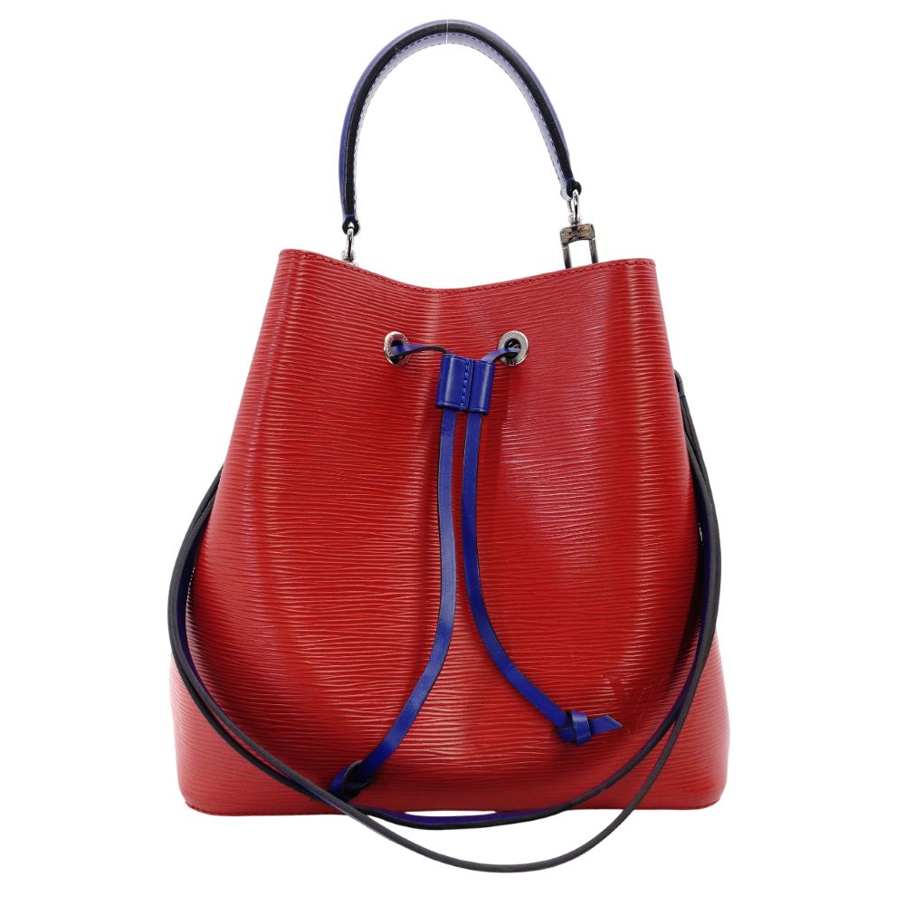 LOUIS VUITTON Épì Nœud M54365 Handbag 2-Way Red × Blue Shoulder Leather 7-12-836