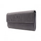 CHANEL Coco Mark Caviar Skin Long Wallet, Leather, Black, Coco Mark, CC Logo, Wallet