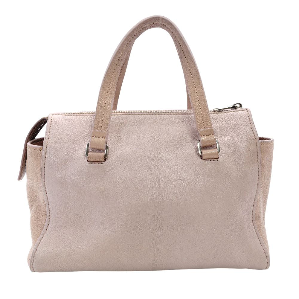 Miu Miu Madras Handbag Pink 5BB006 Leather 2-Way Crossbody Shoulder 7-9-637