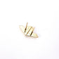LOUIS VUITTON Essential V Earrings, Metal, Gold