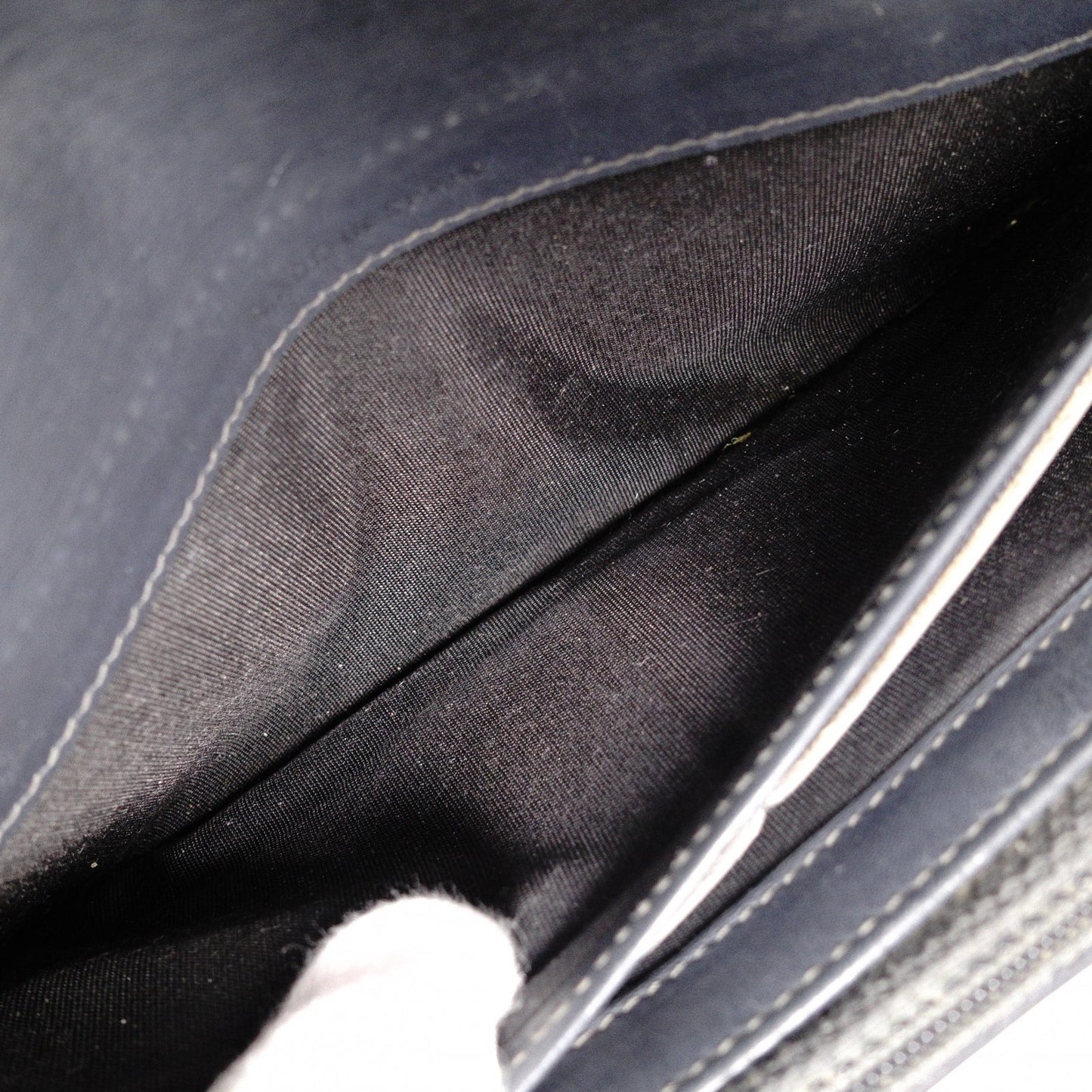 CHANEL Coco Mark Caviar Skin Long Wallet, Leather, Black, Coco Mark, CC Logo, Wallet
