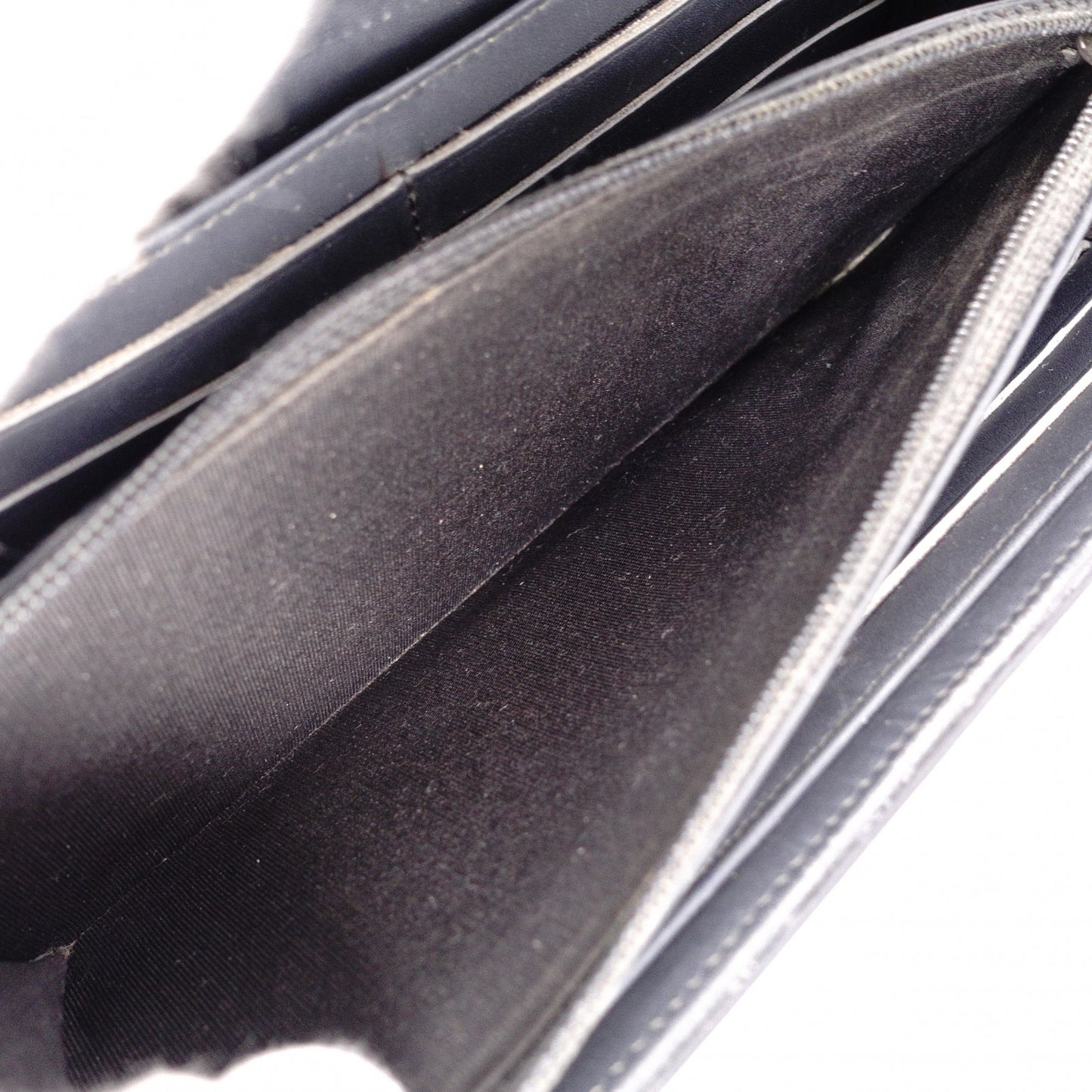 CHANEL Coco Mark Caviar Skin Long Wallet, Leather, Black, Coco Mark, CC Logo, Wallet