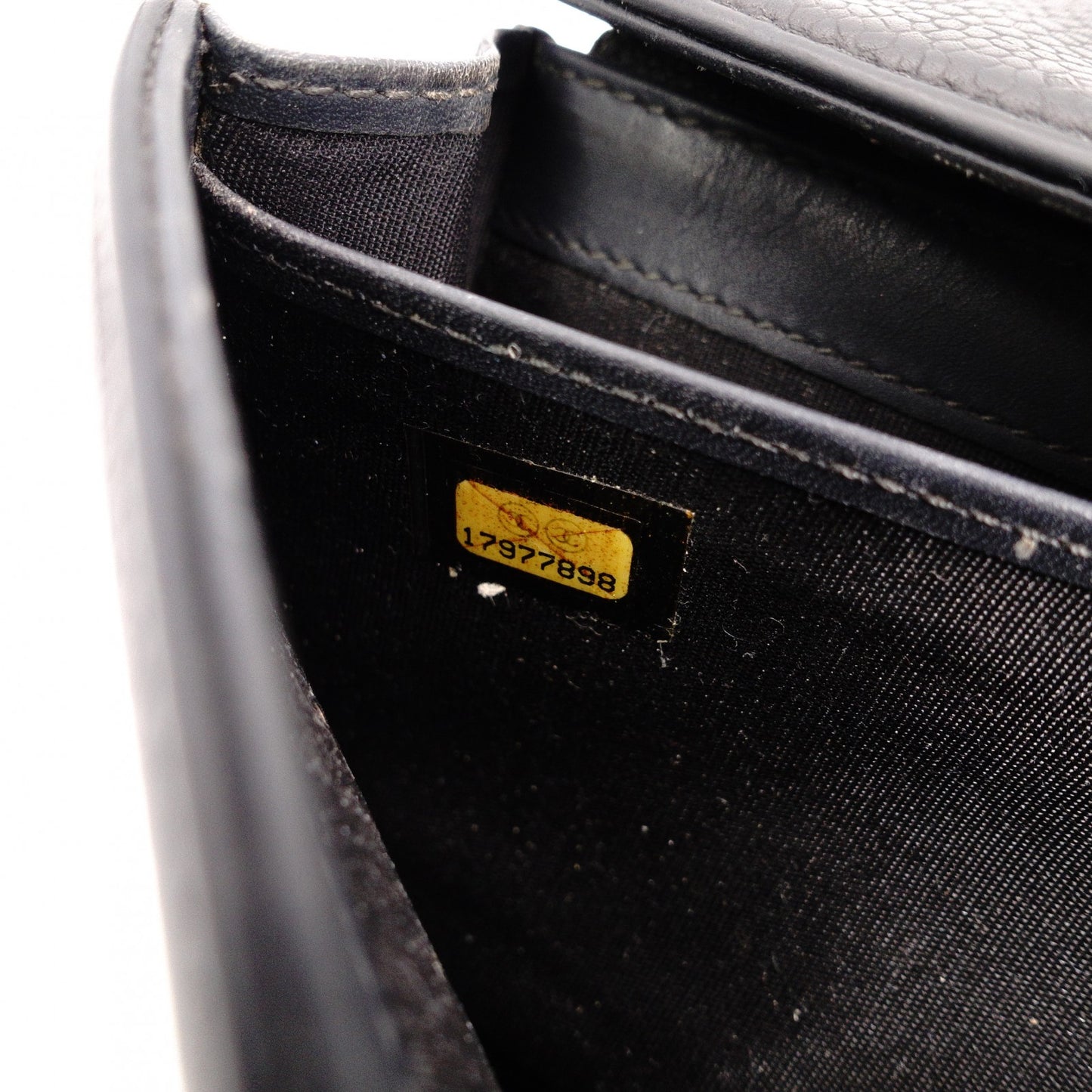 CHANEL Coco Mark Caviar Skin Long Wallet, Leather, Black, Coco Mark, CC Logo, Wallet