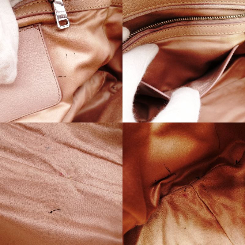 Miu Miu Madras Handbag Pink 5BB006 Leather 2-Way Crossbody Shoulder 7-9-637