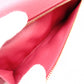 PRADA Ribbon Saffiano Long Wallet, Leather, Pink Ribbon, Gold Hardware